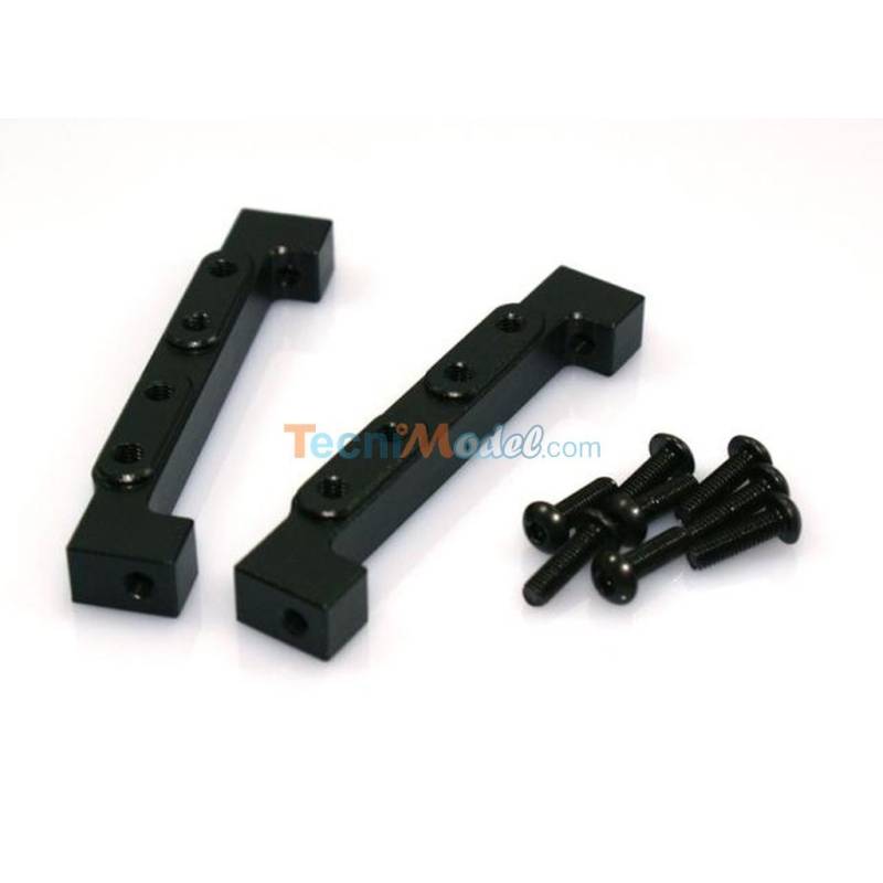 Anodized aluminum double servo mount - LESU G-6001