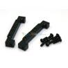 Anodized aluminum double servo mount - LESU G-6001