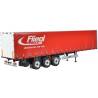 FLIEGL Curtain semi-trailer for radio controlled trucks Tamiya 1/14 by CARSON 907235