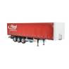 FLIEGL Curtain semi-trailer for radio controlled trucks Tamiya 1/14 by CARSON 907235