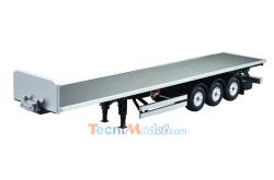 1/14 European 3-axle flatbed semi-trailer for RC truck - Hercules Hobby 140403