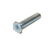 Bag of 20 Cross Recess Countersunk Flat Head Screws M2X6 Zinc white DIN 965