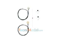 2 White/white "Angel Eyes" LED boards for spotlights headlamp ramp - Carson 500907555