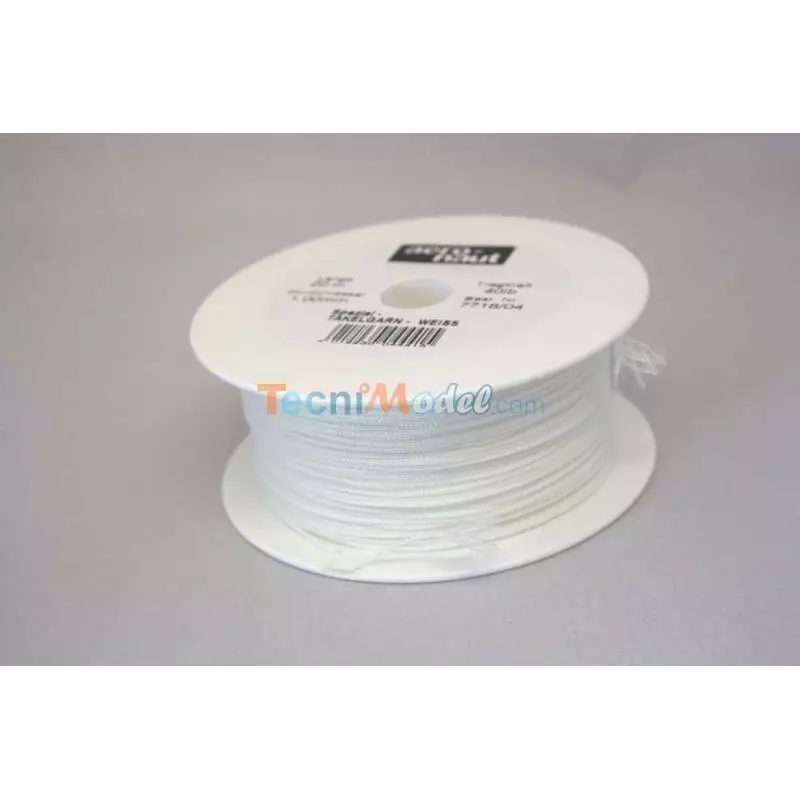Fil d'écoute 1mm blanc 20m - Aero-Naut 771804