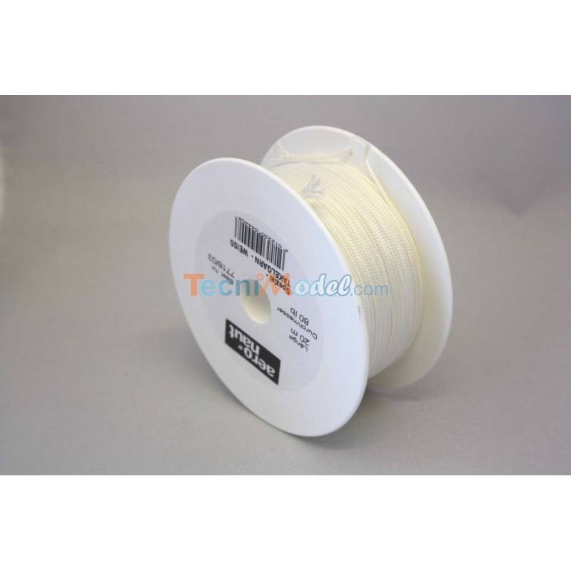 Fil d'écoute 0.8mm blanc 20m - Aero-Naut 771803