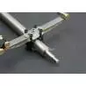 1 Essieu de remorque surbaissée en acier LESU X-8014-A