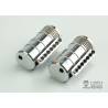 Pair of polished aluminum air filters for LESU rc trucks G-6067