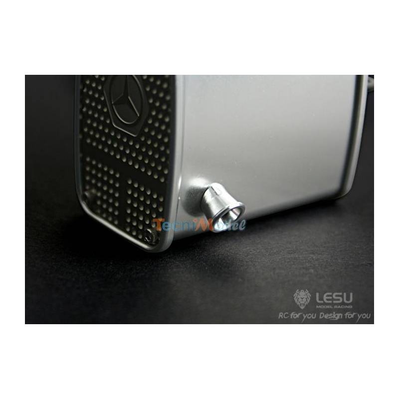 Metal Rear Exit Exhaust for Mercedes Tamiya 1/14 RC Truck by LESU
LESU G-6050-A