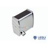 Metal exhaust with rear outlet for MAN Tamiya 1/14 - LESU G-6043