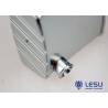 Metal exhaust with rear outlet for MAN Tamiya 1/14 - LESU G-6043