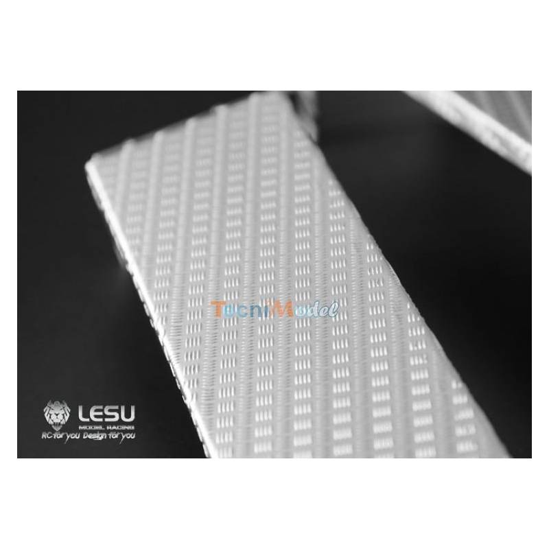 Paire de garde-boues arrière métal pour tandem pour camion radiocommandé 1/14 LESU LS-20160901-A-1