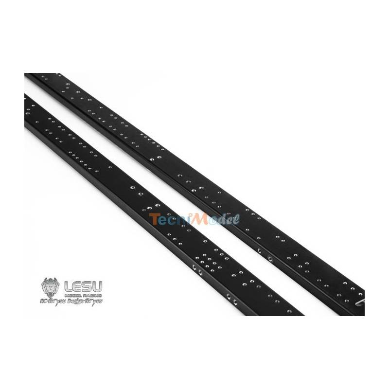 Paire de longerons pour camion rc 6x6 ou 6x4 LESU L-104