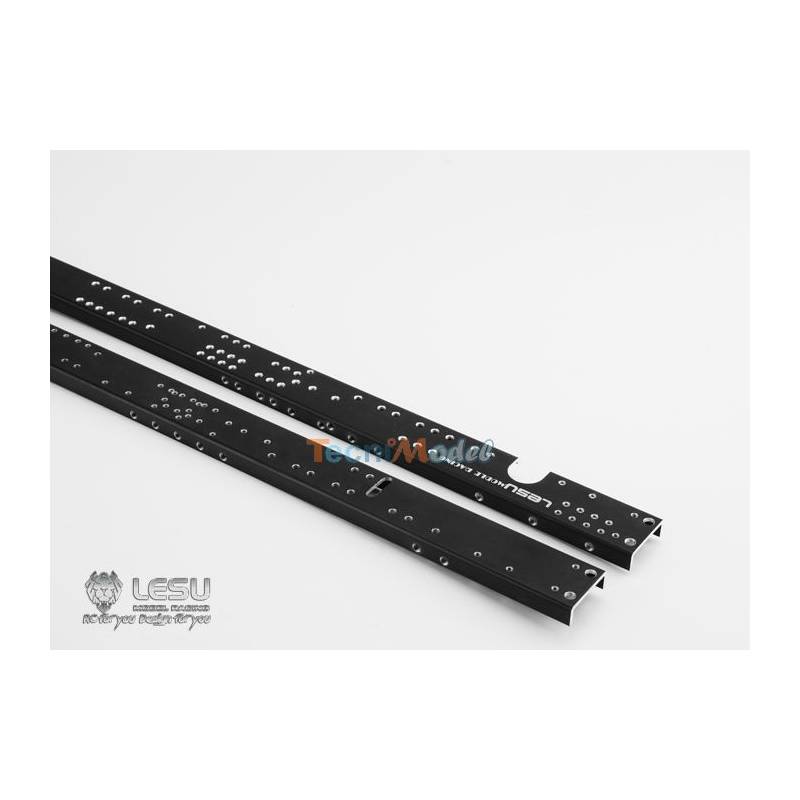 Paire de longerons de châssis 600mm pour camion benne 8x8 ou 8x4 LESU L-108