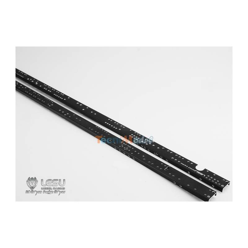 Paire de longerons de châssis 600mm pour camion benne 8x8 ou 8x4 LESU L-108