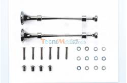 Pair of metal horns for Tamiya 1/14 RC Trucks 56540