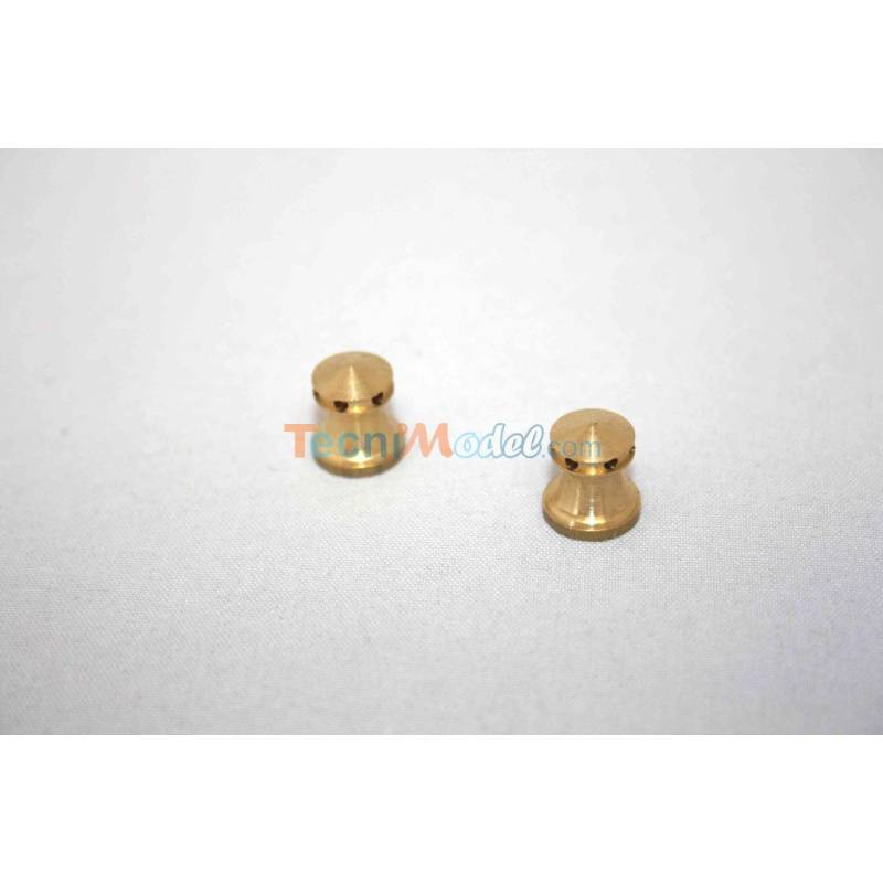 2 Cabestans Ø11 x 11mm en laiton Billing Boats KRICK BF0444