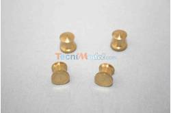 4 Brass capstans Ø8 x 8mm Billing Boats KRICK BF0158