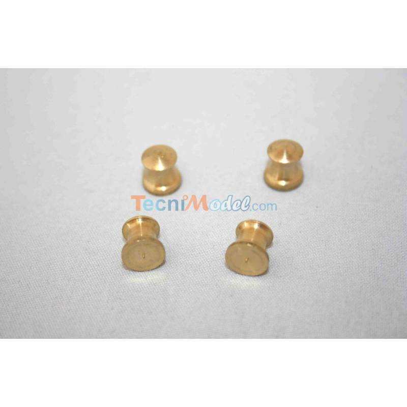 4 Cabestans Ø8 x 8mm en laiton Billing Boats KRICK BF0158