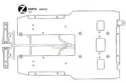 Grappe Z Knight Hauler Tamiya 0225107 (Plancher)