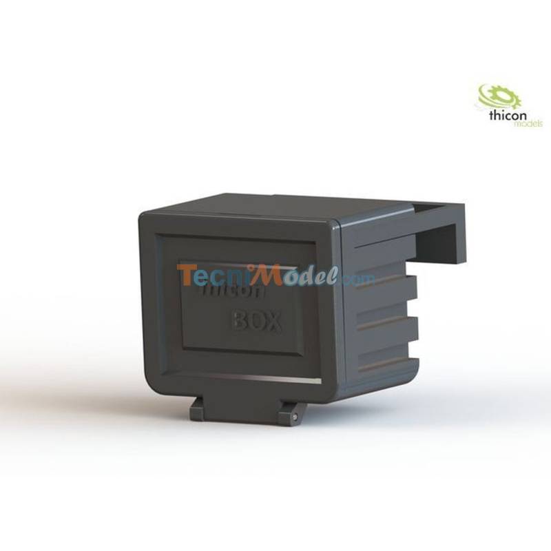 Side box with support for trucks and trailers