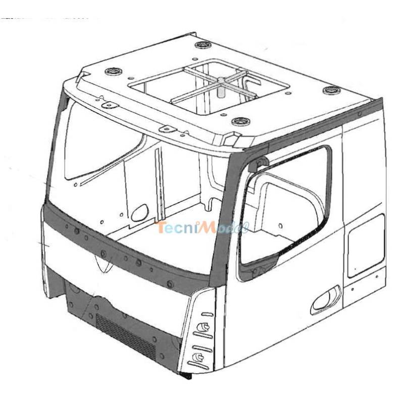 Pièce de cabine Arocs - Tamiya 9335774