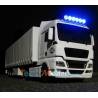 Hella round headlamps black "Angel Eyes" white light