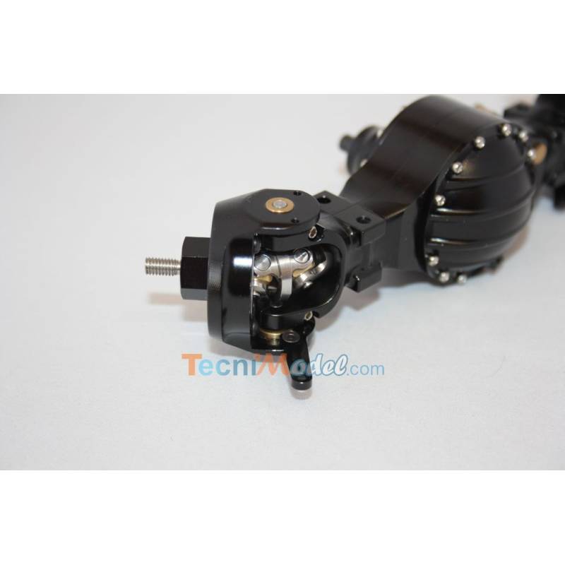 Aluminium front axle with differential lock for trucks Tamiya Lesu Q-9006