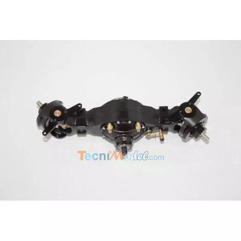 Pont avant moteur alu avec blocage de différentiel pour camions Tamiya Lesu Q-9006
