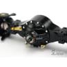 Aluminium front axle with differential lock for trucks Tamiya Lesu Q-9006