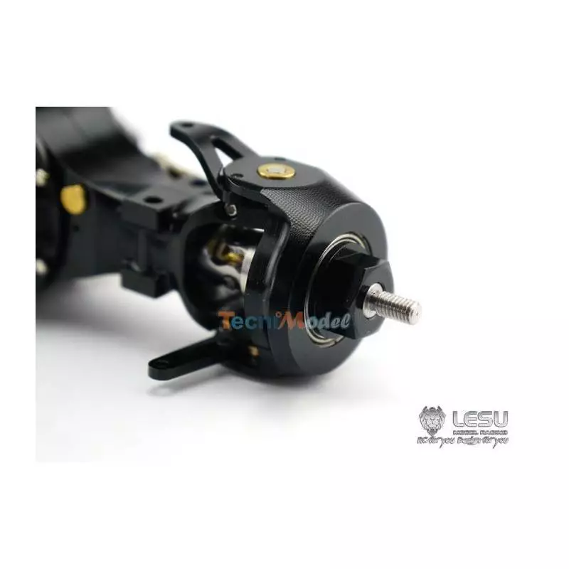 Pont avant moteur alu avec blocage de différentiel pour camions Tamiya Lesu Q-9006