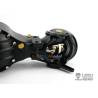 Aluminium front axle with differential lock for trucks Tamiya Lesu Q-9006