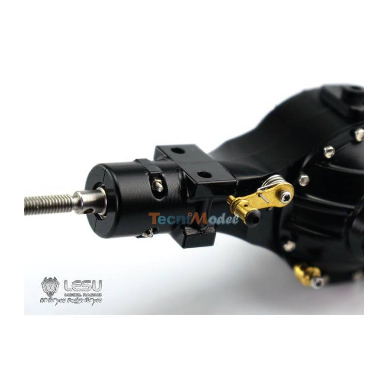 Essieu arrière alu avec blocage de différentiel pour camions Tamiya Lesu Q-9003