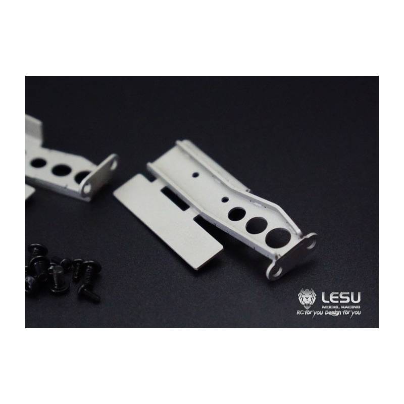 Feux arrière de MAN et supports métal pour camion Tamiya radiocommandé - LESU G-6099