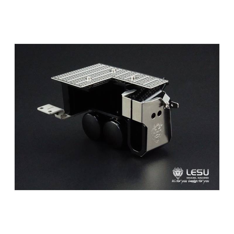 Ensemble bloc batterie et réservoirs version A pour Mercedes Tamiya  LESU G-6070-A