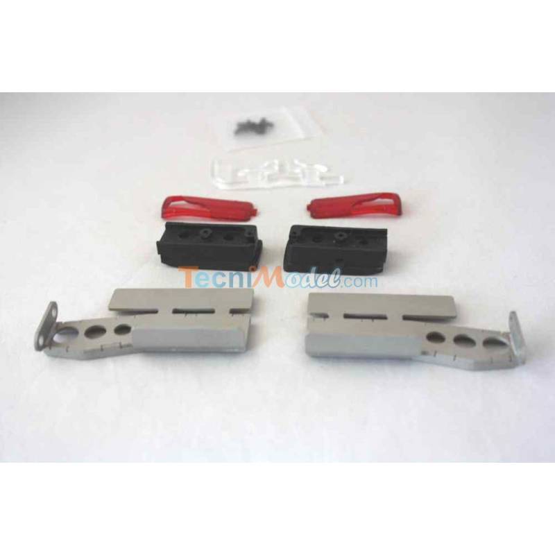 Metal tail lights and brackets for trucks Tamiya LESU G-6099
