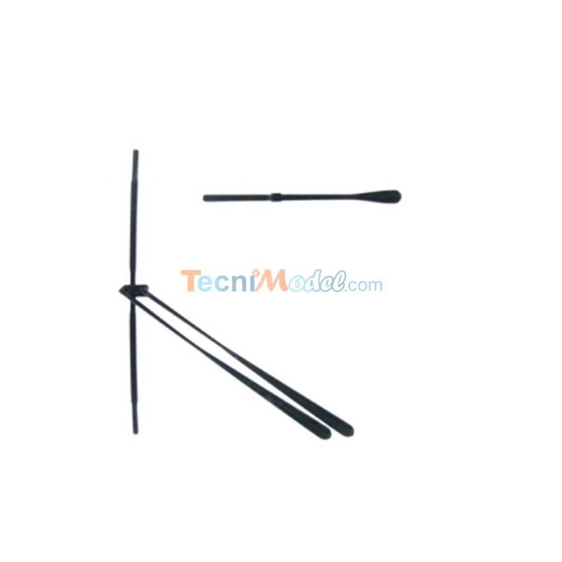 Pair of dummy windshield wipers for rc vehicles (one front and one rear) - VEROMA 207046