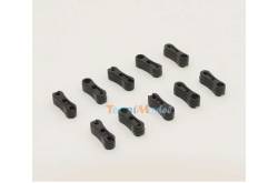 10 Tendeurs 3 trous pour voiliers, en plastique noir JOYSWAY 881210