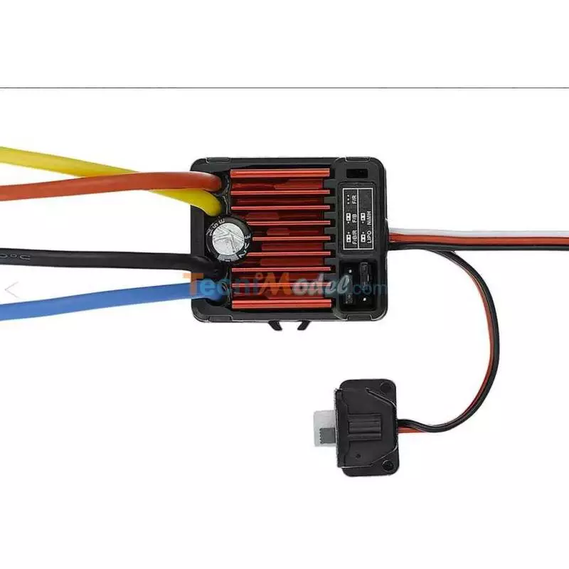 Variateur HobbyWing 1060 Quicrun compatible LiPo 2S et 3S avec prise Tamiya - HobbyWing 30120201