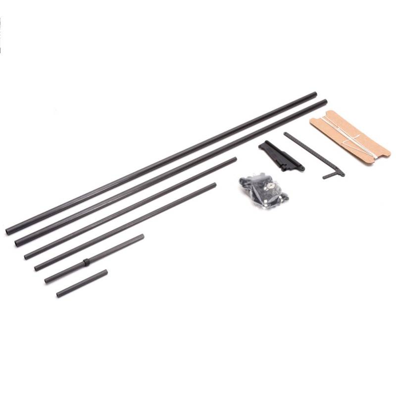 Set of mast, booms and accessories for A+ size sails for Joysway DF65 Dragon Force RC sailboat