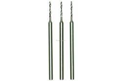 PROXXON 28854 3 Forets en acier wolfram-vanadium Ø1,0mm axe Ø2,35