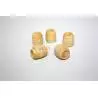 5 Wooden barrels 15x17mm