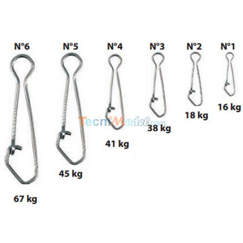 QUICK STAINLESS STEEL FASTENERS N° 1 - Pack of 10