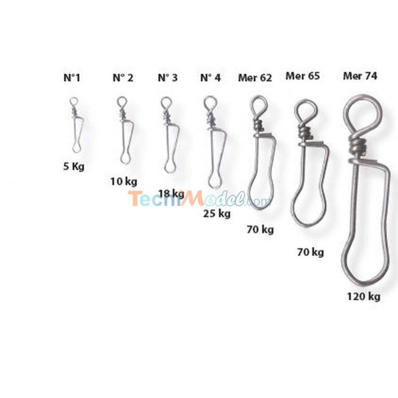 Pochette de 5 ATTACHES SIMPLES J.B. n° 2 10kg JBPAS2