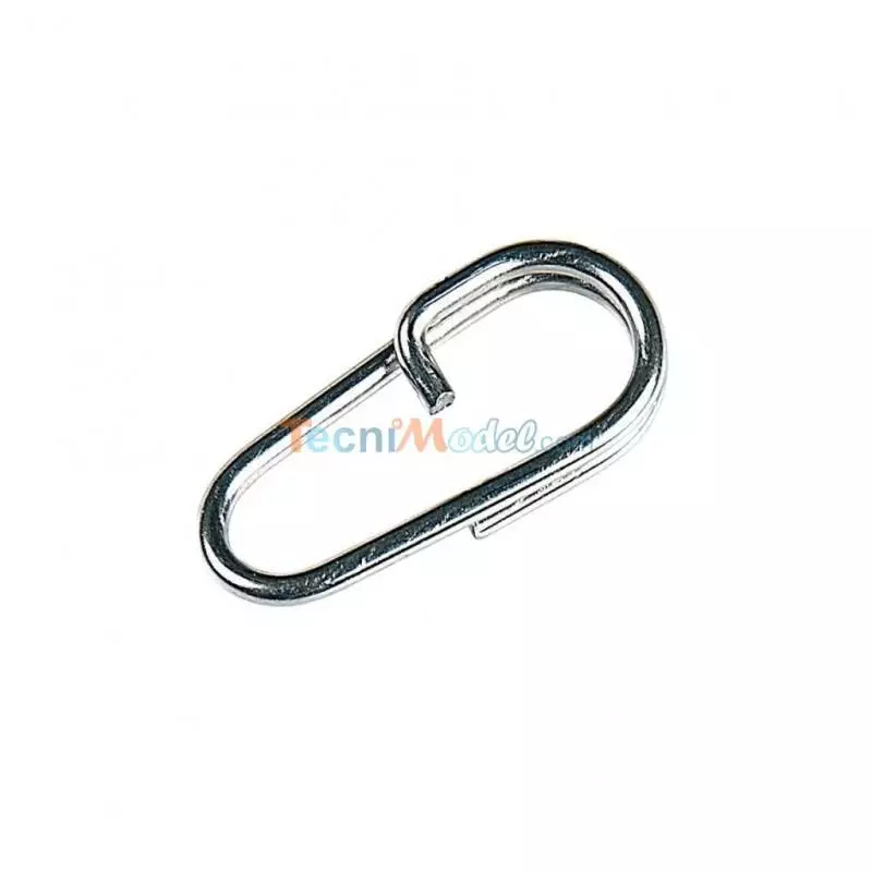 ANNEAUX OVAL-SURF 16 MM - inox - Pochette de 10
