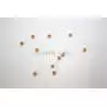 20 Caps De Mouton Bois clair Ø7mm