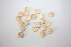 20 Caps De Mouton Bois clair Ø12mm