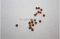 20 Caps De Mouton Bois brun Ø2.5mm