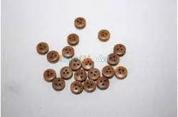 20 Caps De Mouton Bois brun Ø10mm