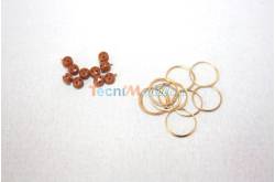 10 Caps De Mouton Ø3mm en plastique avec attache Aero-Naut 528153