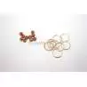 10 Caps De Mouton Ø3mm en plastique avec attache